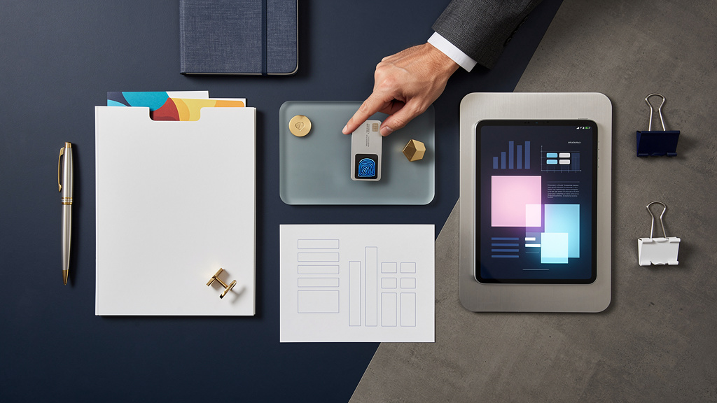 Compliance officer reviewing a custodial workflow approval checklist on a tablet