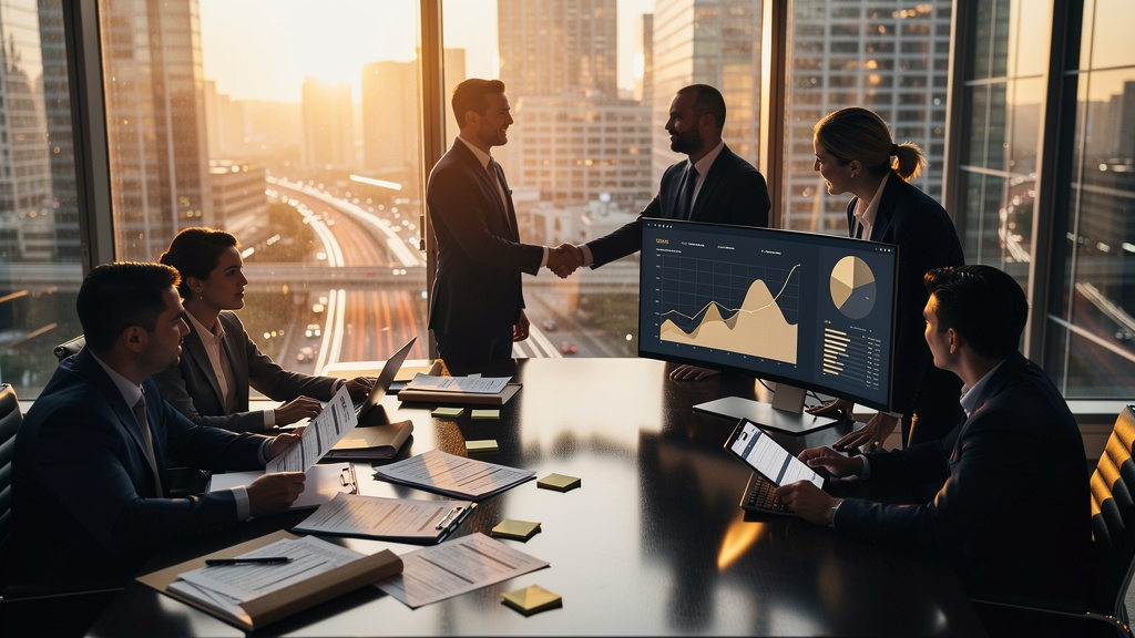 Operations leader weighing AI vendor pitches against real-world workflow data on a whiteboard