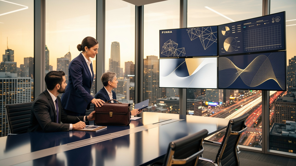 Compliance officer reviewing FINRA audit trail across multiple advisor transitions