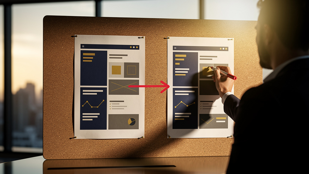 Side-by-side comparison of breakaway and recruited advisor transition workflows