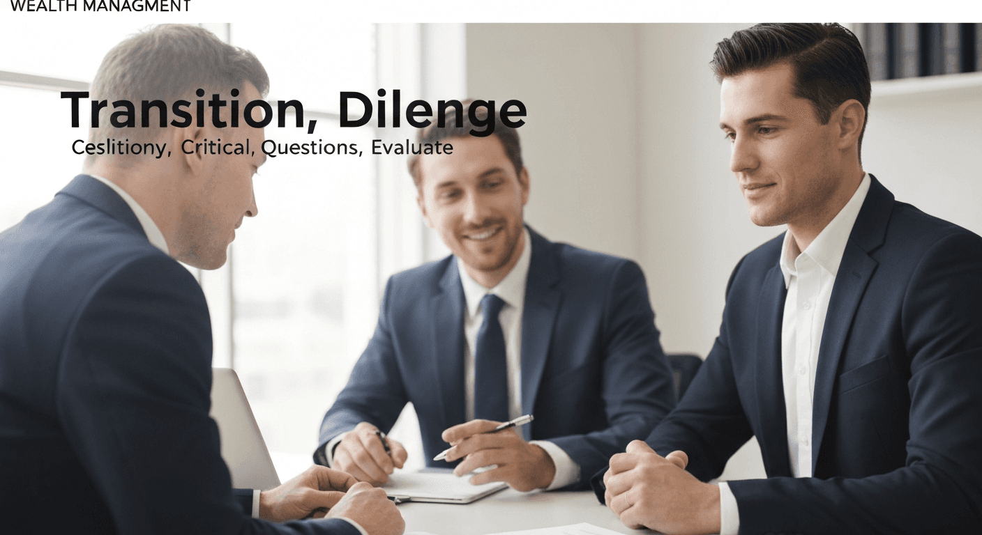 Transition Due Diligence: How to Evaluate a New Firm Before Moving Your Book